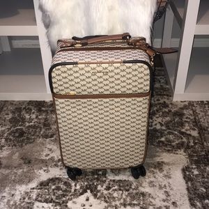 Michael Kors 4 Wheel Carry-On Signature Luggage